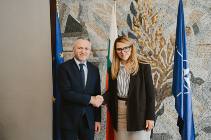 Minister Velislava Petrova Meets with Kosovo’s Chief Negotiator with the EU Jeton Zulfaj