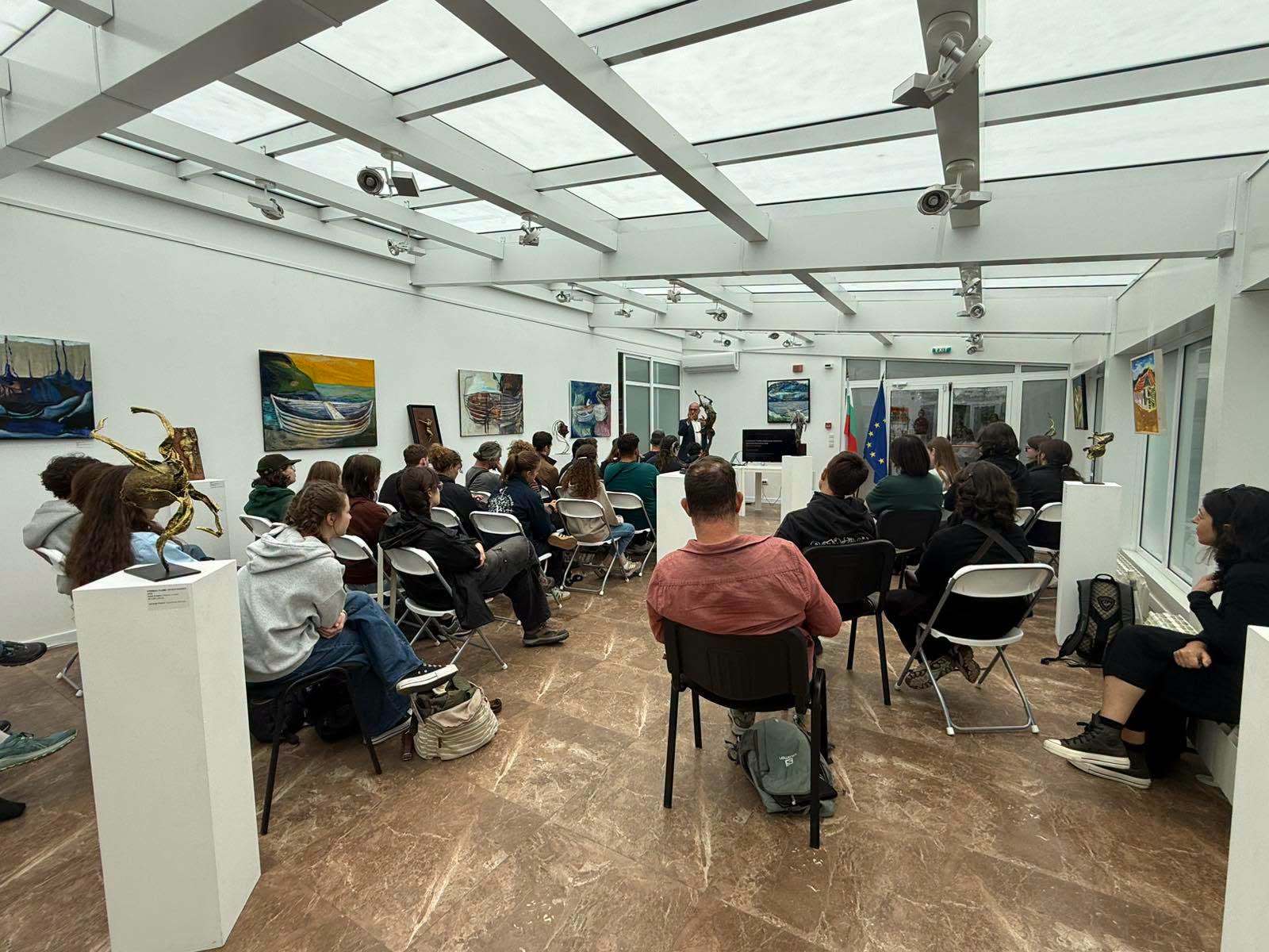 The State Institute for Culture Hosted a Meeting with Students from the Université Libre de Bruxelles