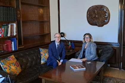 Среща на посланик Десислава Иванова с новия посланик на Исландия в Осло