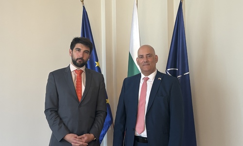 Deputy Minister of Foreign Affairs Mr Hristo Dikanski Holds Introductory Meeting with the Ambassador of the State of Israel in Sofia, Mr Yosef Levi Sfari