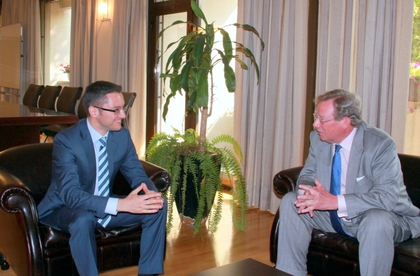 Foreign Minister Kristian Vigenin met with Ambassador Kaare Janson