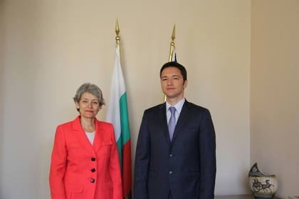 Minister Vigenin met with UNESCO Director-General Irina Bokova