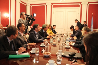 Kristian Vigenin held series of bilateral meetings in New York