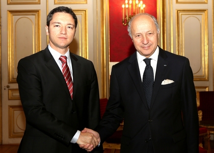 Kristian Vigenin held talks with Laurent Fabius in Paris