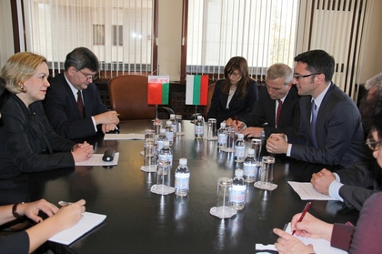 Kristian Vigenin met with the Deputy Minister of Foreign Affairs of the Republic of Belarus