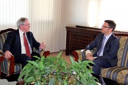 Minister Vigenin met with the Ambassador of Ireland John Biggar