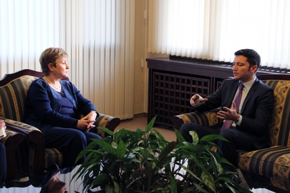 Minister Vigenin met with Commissioner Kristalina Georgieva
