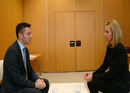 Kristian Vigenin met with the Foreign Minister of Italy Federica Mogherini