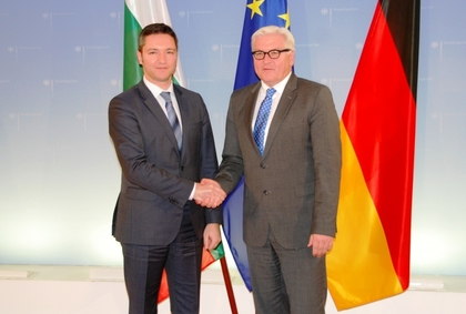Bulgaria supports the efforts of Germany to find a peaceful solution to Ukraine's crisis