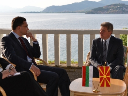 Meeting of the Foreign Minister with the President of the Republic of Macedonia