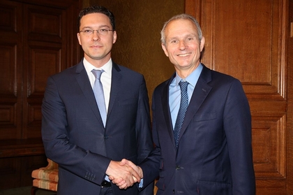 Daniel Mitov and David Lidington discussed the current challenges facing the EU