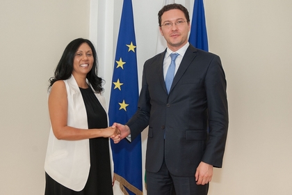 Minister Daniel Mitov met with the Ambassador of the Republic of South Africa