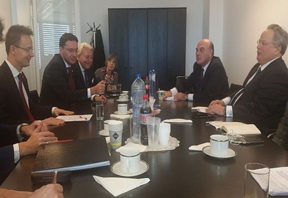 Тристранна среща на министър Даниел Митов с колегите му от Гърция и Унгария