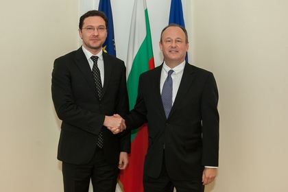 Minister Mitov met with the newly appointed Ambassador Extraordinary and Plenipotentiary of the US to Bulgaria H.E. Eric Rubin