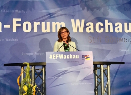 Изказване на заместник министър-председателя и министър на външните работи Екатерина Захариева на Европейския форум във Вахау, Австрия, 10-11 юни 2017 г.