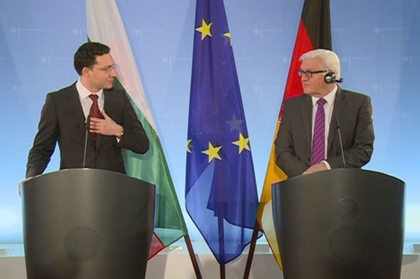 Отношенията между България и Германия са основани на висока степен на доверие