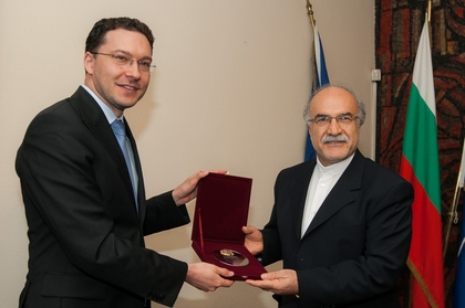Среща на министър Даниел Митов с посланика на Ислямска република Иран