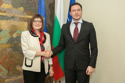 Министър Даниел Митов се срещна с председателя на Парламента на Република Сърбия Мая Гойкович