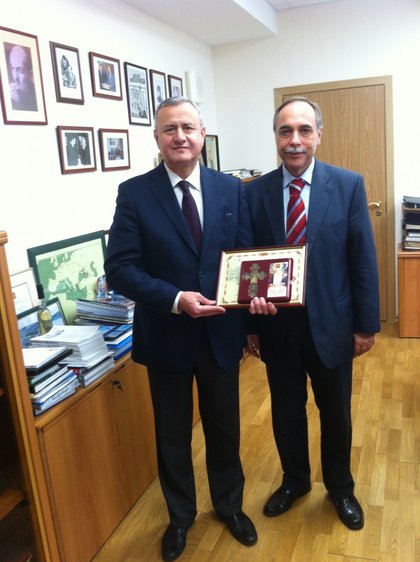 Посланик Бойко Коцев се срещна с Николай Н. Гусев, първи заместник на генералния директор на ЗАО «Экспоцентр», член на Комитета за съдействие на външноикономическата дейност на ТПП на РФ