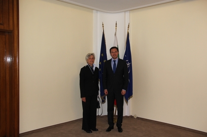 Среща на министър Даниел Митов с новоназначения посланик на Бразилия в София