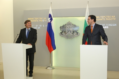 Задълбочаването на икономическите връзки е основен приоритет в отношенията между България и Словения