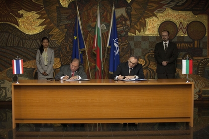 Подписване на Меморандум за политически консултации и сътрудничество между Министерствата на външните работи на България и Тайланд