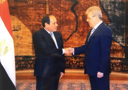 Посланик Любомир Попов връчи акредитивните си писма на президента на Египет Абдел Фатах ал-Сиси 