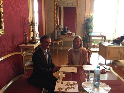 Срещи на министър Ради Найденов в Австрия 