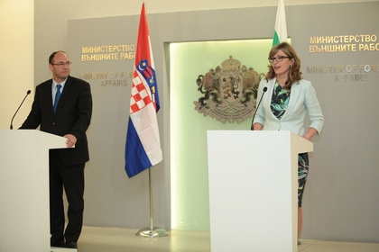 България и Хърватия споделят общи идеи, принципи и позиции в ЕС и НАТО
