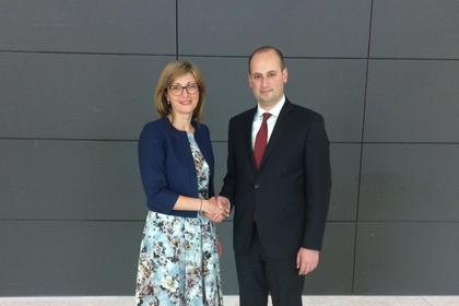 Вицепремиерът Екатерина Захариева се срещна с министъра на външните работи на Грузия Михеил Джанелидзе