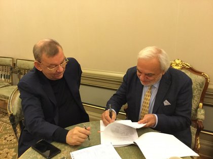 Директорът на Софийската опера и балет академик Пламен Карталов се срещна с Генералния директор на Болшой театър Владимир Урин