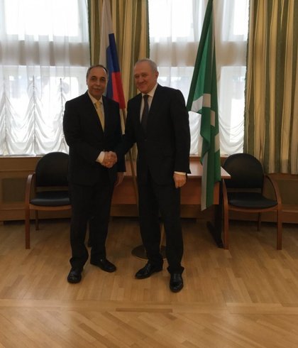 Среща на посланик Бойко Коцев с ръководителя на Федералната митническа служба на Русия Владимир Булавин