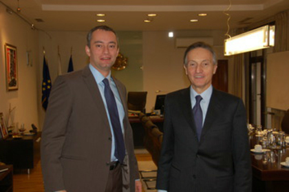 Среща на министъра на външните работи Николай Младенов със заместник-генералния секретар на НАТО Клаудио Бизониеро