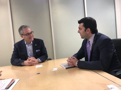 Георг Георгиев и заместник-кметът на Чикаго обсъдиха възможностите за откриване на директна въздушна линия София-Чикаго