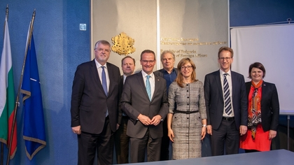 Екатерина Захариева прие депутати от Бундестага 