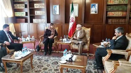 Работно посещение на директора на Дипломатическия институт г-жа Таня Михайлова в Техеран, Ислямска република Иран