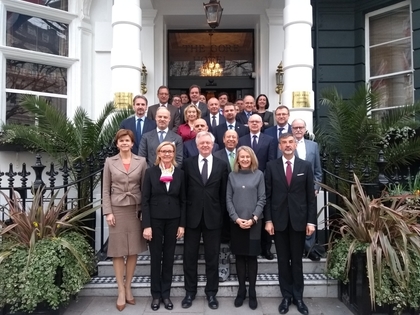Работен обяд за ръководителите на мисии на ЕС в Лондон с Дейвид Дейвис