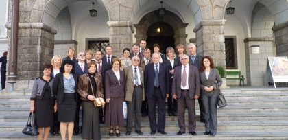 Делегация на Националната асоциация на председателите на общински съвети в България /НАПОС/ на посещение в Словения