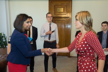 Екатерина Захариева се срещна със Суела Брейвърман, Парламентарен държавен секретар в министерството за Брекзит 