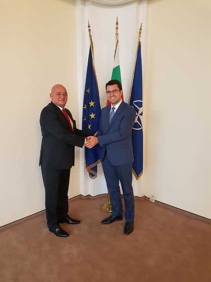 Прощална среща на заместник-министър Георг Георгиев с посланика на Република Куба Сан Хорхе