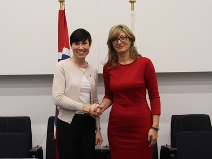 България и Норвегия ще работят заедно по общи проекти в Западните Балкани 