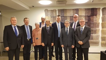 Коледно тържество с Ръководството на Групата за приятелство с България във Финландския парламент