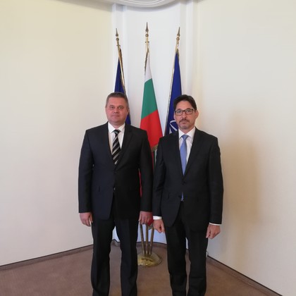 Заместник-министър Щерк прие посланика на Беларус