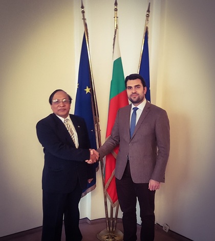 Заместник-министър Георгиев разговаря с посланика на Мианмар