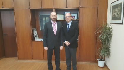 Среща на посланик Спасов с новия постоянен представител на Португалия във Виена