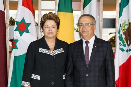 Ambassador Chavdar Nikolov presented his credentials to Brazilian President Dilma Rousseff