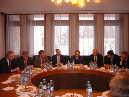 Среща на посланик Бойко Коцев с групата за приятелство с България в руската Дума