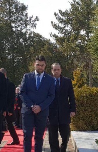 Заместник-министър Георгиев участва в  церемония в Скопие в памет на президента Борис Трайковски