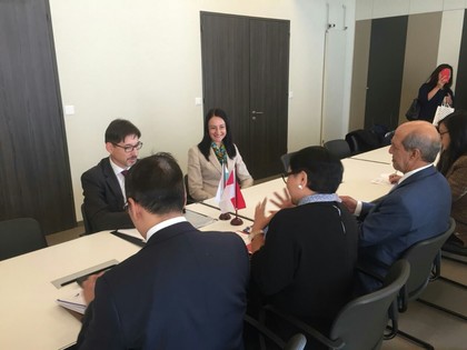 Юрий Щерк разговаря с министъра на външните работи на Индонезия