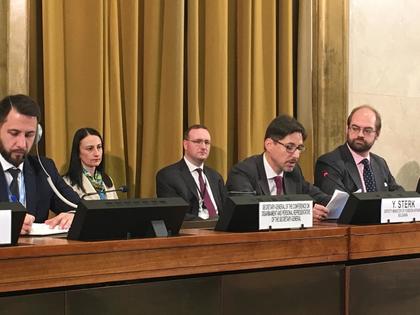 Заместник-министър Щерк представи България в сегмента на високо ниво в Конференцията по разоръжаването